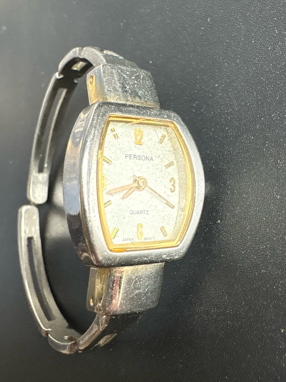 Persona Two-Tone Silver‎ and Gold Women's Quartz Bracelet Watch